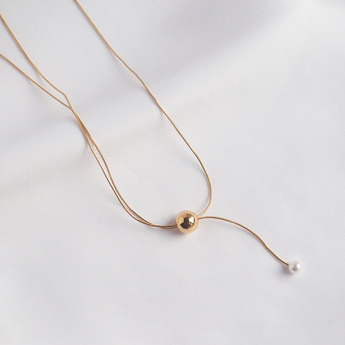 Edmee Pearl Drop Necklace