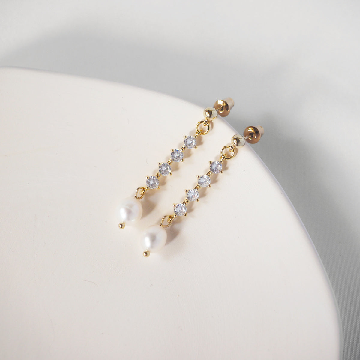 Madeleine Pearls Drop Earrings