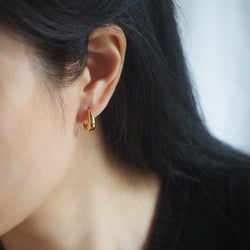 Smooth Hoop Earrings