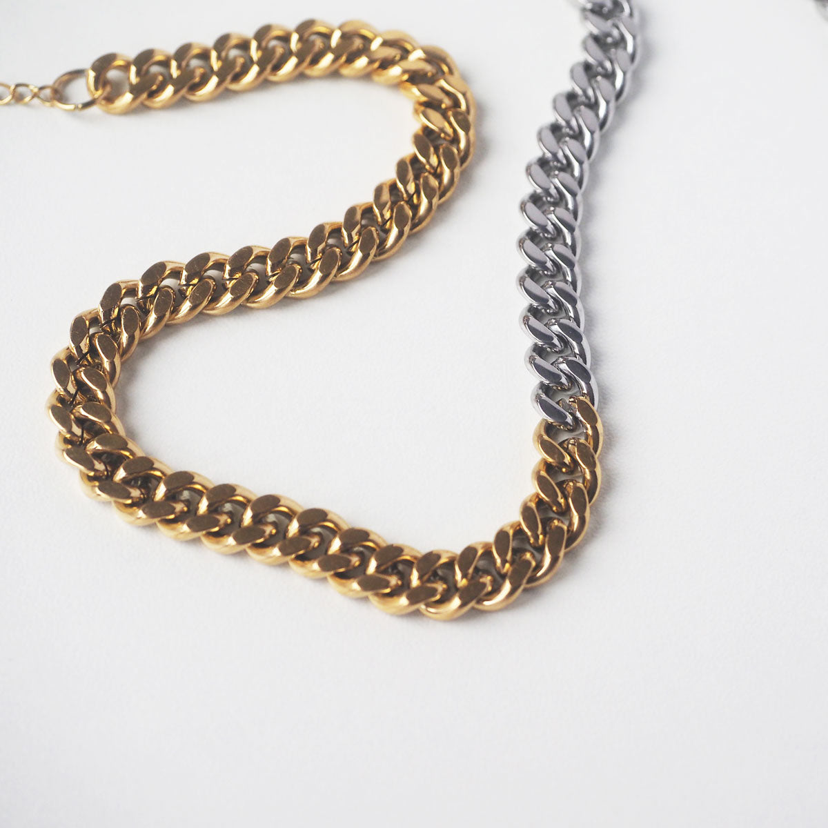 Denisha 2-Tone Necklace