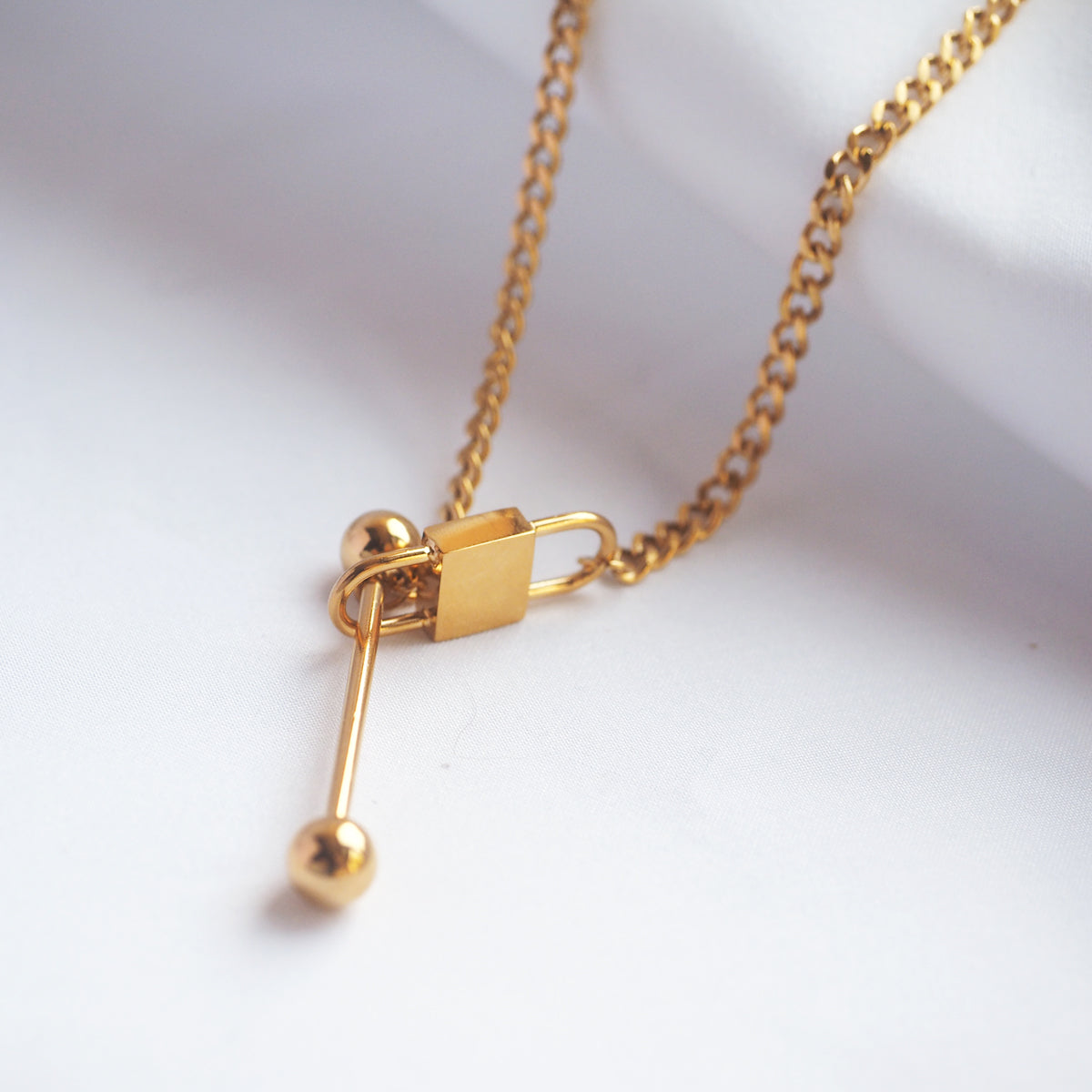 Berthe Lock Necklace