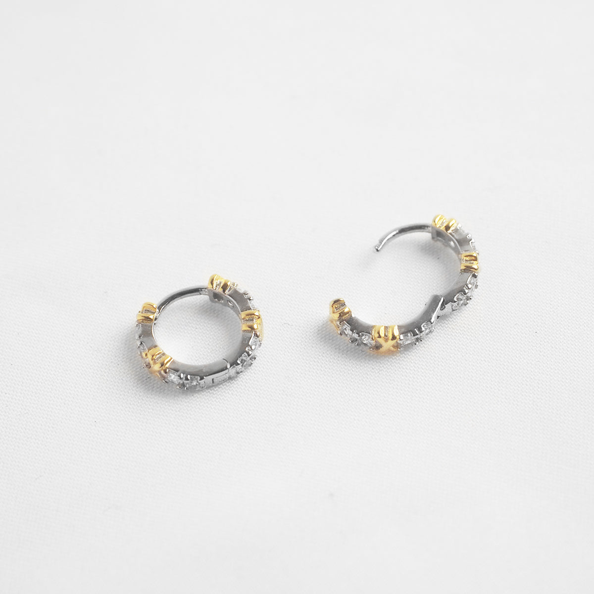 Helene Crystals Hoop Earrings