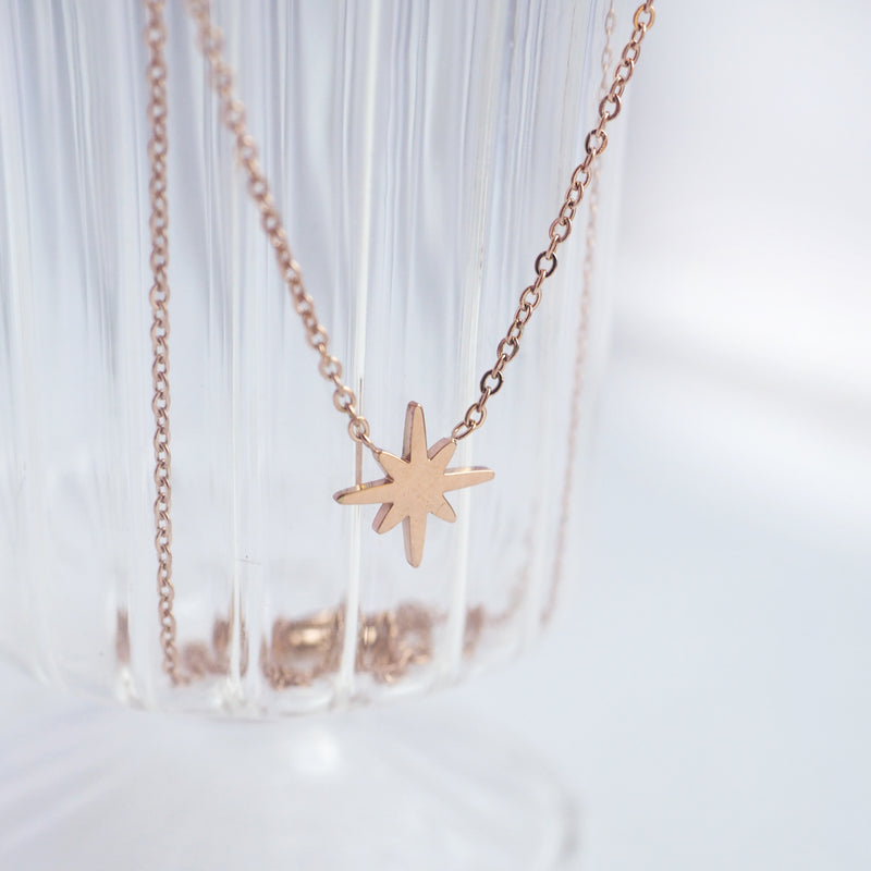 Fanchon Starry Rose Gold Necklace