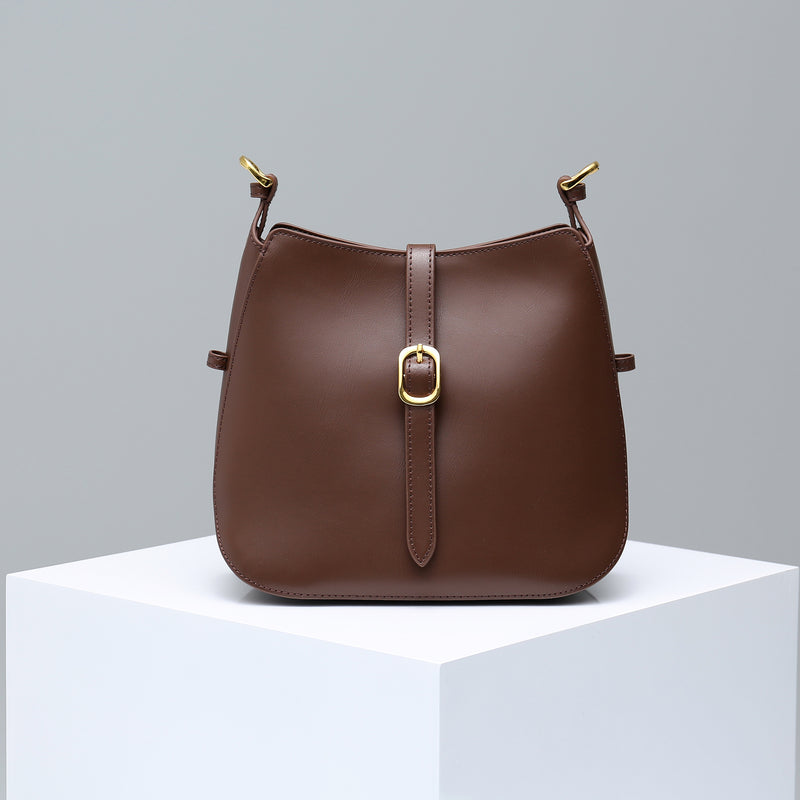 Belty Shoulder Bag - Brown