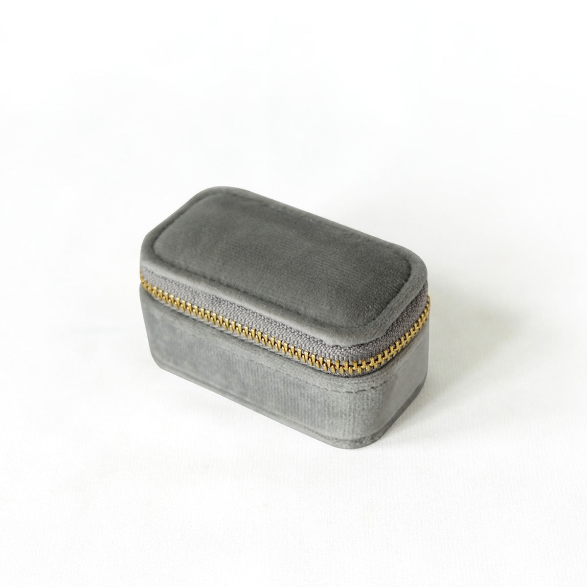 Velvet Jewellery Travel Organiser Case - Grey