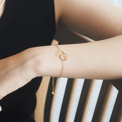 Linked Hoop Bracelet