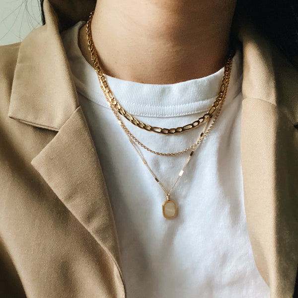 Roux Double Chain Necklace