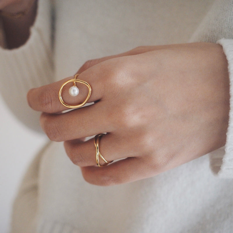 Leonce Pearl Ring