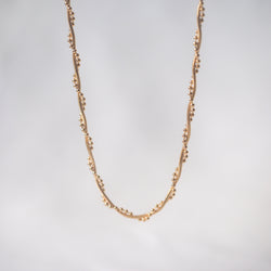 Wantti Dot Dash Twisted Necklace